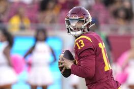 USC quarterback Caleb Williams is expected to be the No. 1 overall pick by the Bears when the NFL draft begins Thursday.