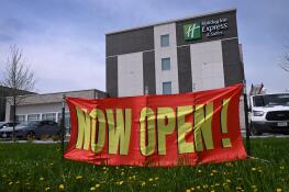The new Holiday Inn Express &amp; Suites at 40 N. Martingale Road in Schaumburg now is open.